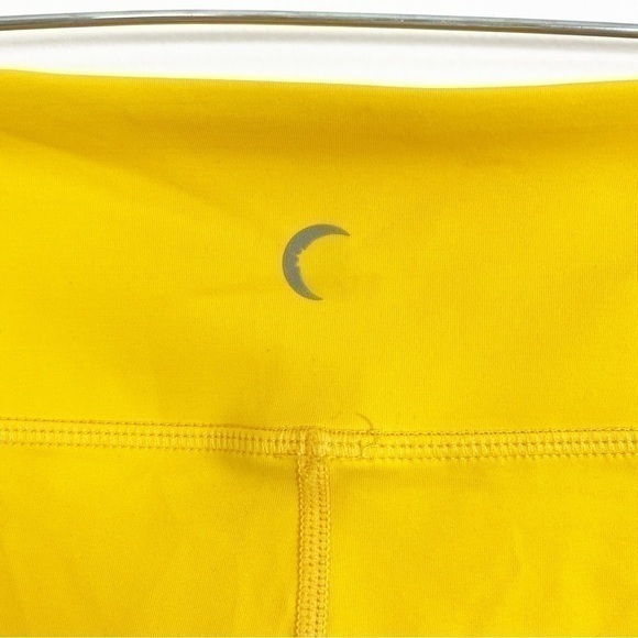 Zyia Daffodil Mesh Light N Tight Yellow Ruched Leggings Pants 2 - Picture 10 of 11